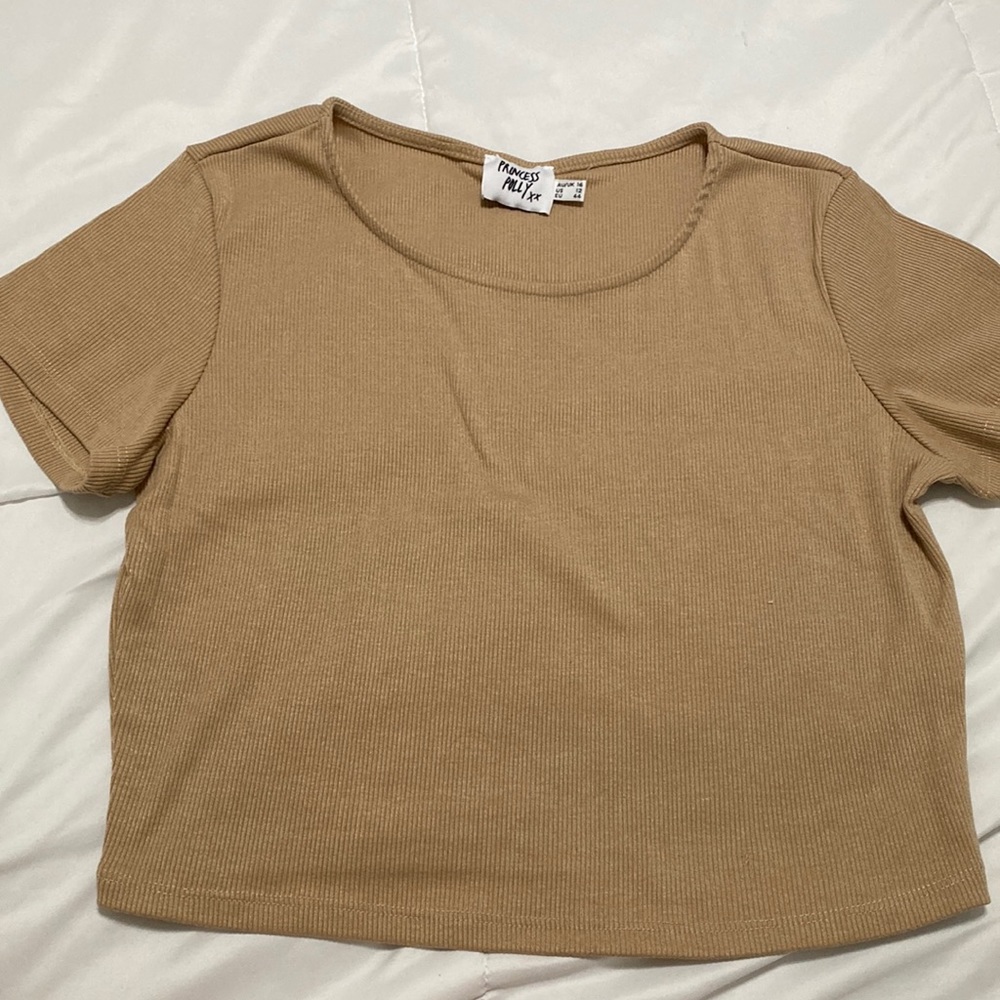 Nude Crop Top